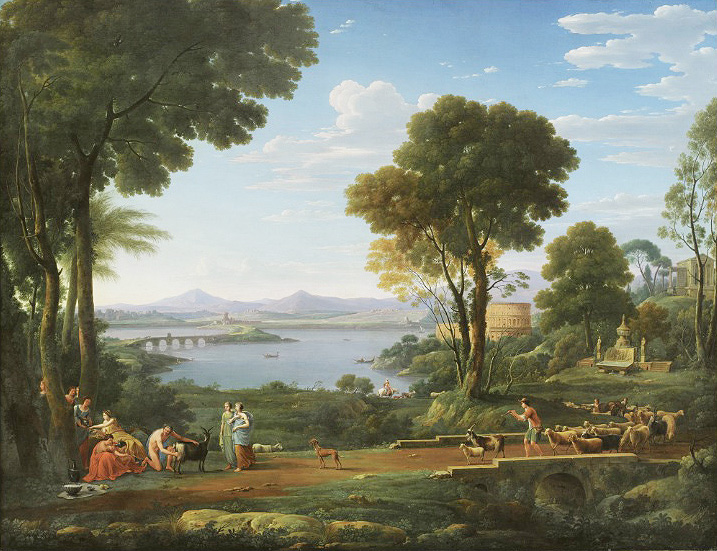 landscape with the nurture of jupiter